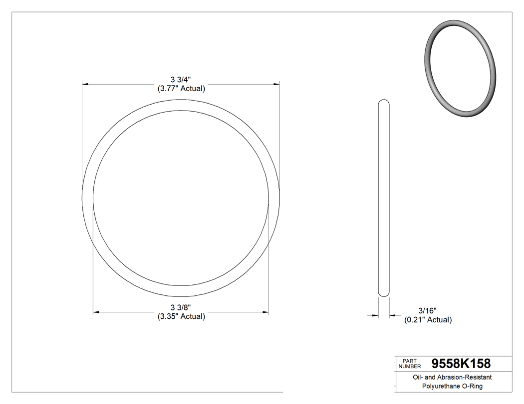 Technical drawing - 9558K158